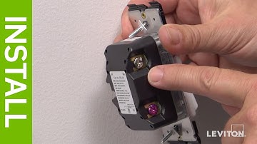 Leviton Presents: How to Install a Renu Universal Dimmer