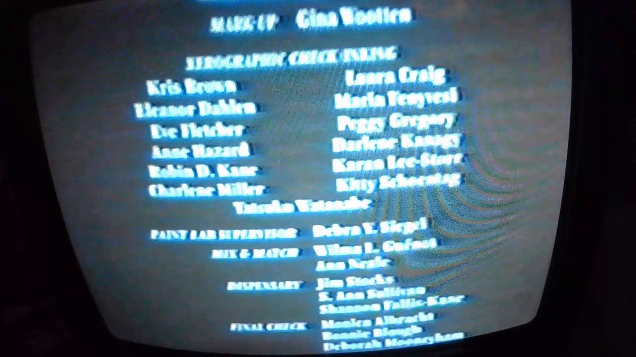 Closing to The Little Mermaid 1990 VHS