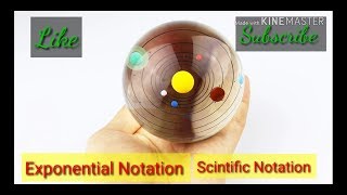 Exponential Notation / Scintific Notation 11th Chemistry