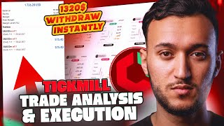 Tickmill | Live Trading Session,Trade Execution & Profit Withdrawal Proof ( PART 10 )