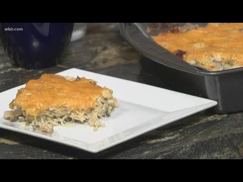 Chicken Tetrazzini is a great way to use leftovers to make a delicious dish