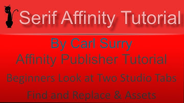 Affinity Publisher - Beta - Beginners Look at Two Studio Tabs