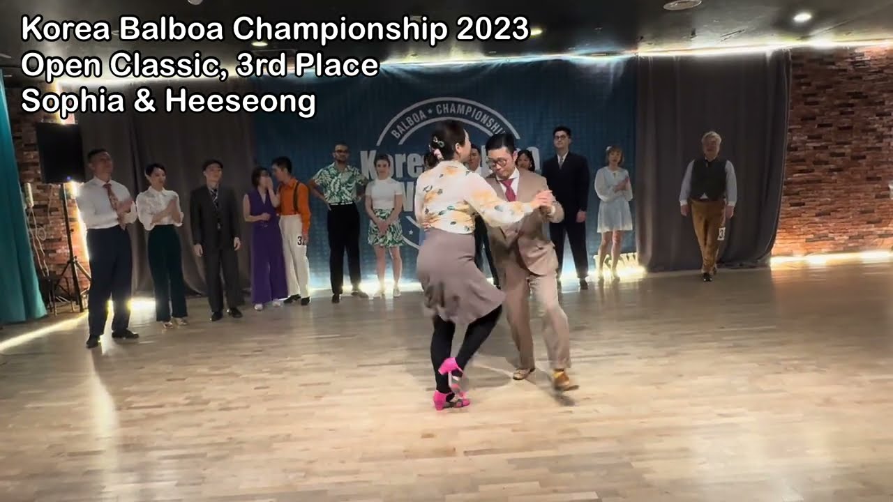 Korea Balboa Championship 2023, Open Classic, 3rd Place, Sophia & Heeseong