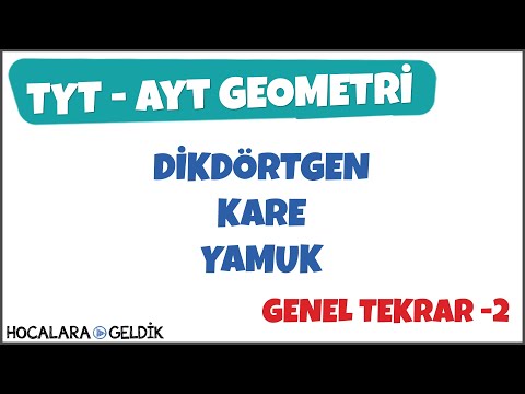 Dikdörtgen, Kare, Yamuk