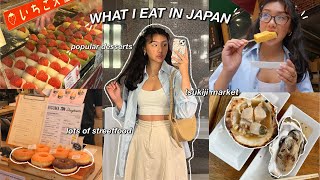 JAPAN VLOG 🍣 WHAT I EAT IN A WEEK IN TOKYO, tsukiji market, akihabara street food &amp; days in my life