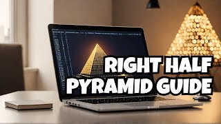 C Program to Print Right Half Pyramid Pattern in C Programming Language Tutorial