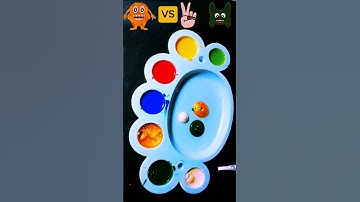 Guess the mixed color of Squid Game2（Part 21）#오징어게임 #squidgame #squidgame2 #satisfying #colormixing