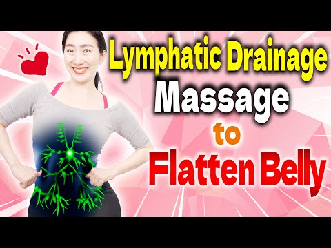 Flatten Belly and Thighs by 12 Techniques of Rhythmic Shiatsu Lymphatic Drainage Self-Massage