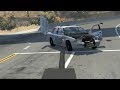 Machine Gun vs. Police 7 | BeamNG.drive