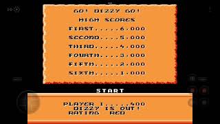 Game Over: Quattro Arcade - Go! Dizzy Go! (USA) (Unl) (NES) (1158)
