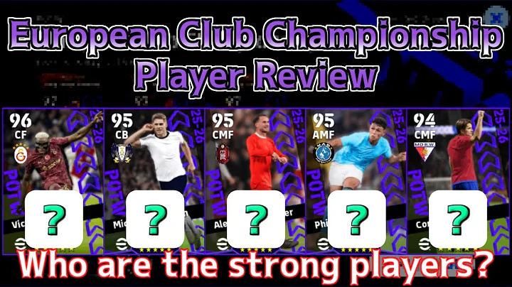 POTW European Club Championship Player Review #4 │ eFootball Mobile 2026