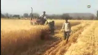 गेहूं काटने और बांधने की मशीन/wheat cutting riper binder/tractor mount front riper binder/ binder