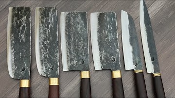 trọn bộ dao bếp thép vòng bi rèn thủ công.zl,0962393406