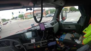 Tight Turns in Chicago | OTR Truck Driver