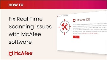 How to fix Real Time Scanning issues with McAfee software on a Windows PC