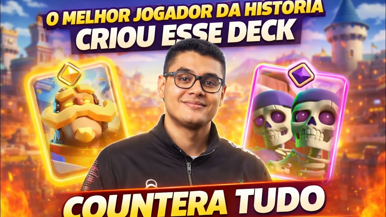 O MOHAMED LIGHT CRIOU UM DECK SINISTRO NO CLASH ROYALE💀