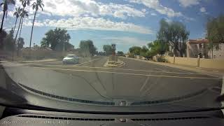 Attempted insurance fraud or what? Car stops for no reason.