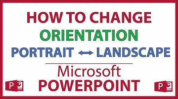 How To Change The Slide Orientation From Landscape To Portrait In PowerPoint | 365 |