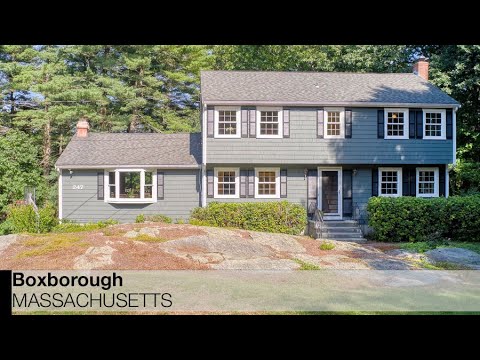 247 Davidson Road, Boxborough, MA home video tour