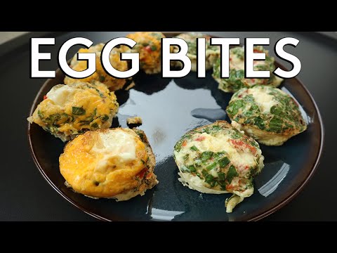 2 Variations of AMAZING Egg Bites Italian Style  Egg Muffins Recipe for Weight loss