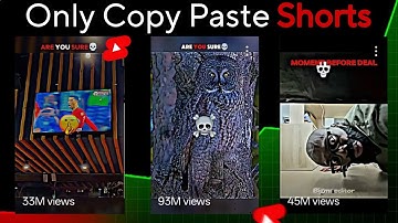 copy paste shorts | copy paste video on youtube | copy paste youtube channel ideas | best youtube 