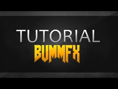 Broken Text Effect Tutorial | BummFX