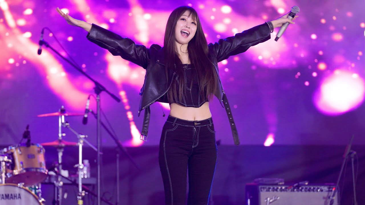 221028 한이슬 HanLeeseul 락킷걸 Rockit '바다야' 8K 직캠 @평촌1번가 문화의거리축제 락페스티벌 by DaftTaengk