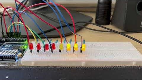 Day 1 of Arduino - 8 Bit Binary Counter Program (Arduino Uno R4 Wifi and C++)
