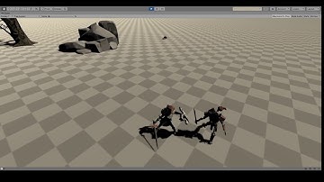 Unity fighting system demo - emulating Dark Souls with Synty Assets