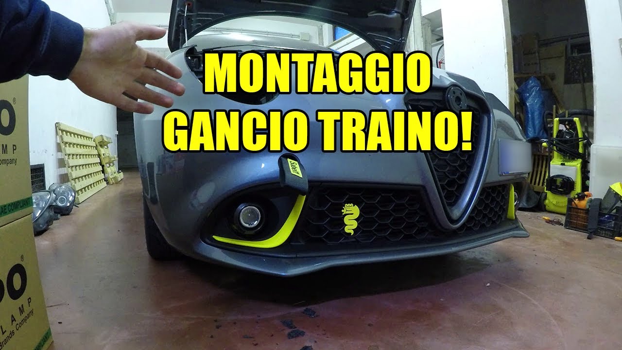 Come montare gancio traino Alfa Mito [How to install tow hook Alfa