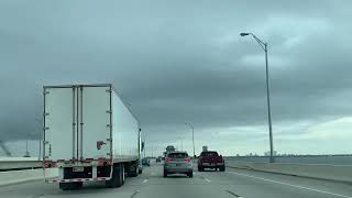 Drive over the Howard Frankland bridge over Tampa Bay (2)