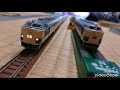 Nゲージ583系比較♪KATOとTOMIX【鉄道模型走行風景】【鉄娘Tetsuko0025】