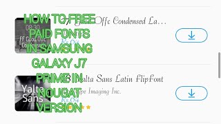 How to free paid font in samsung galaxy j7 prime in nougat version screenshot 4