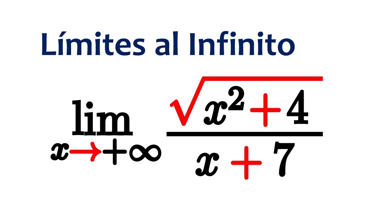 ¿Cuánto vale este LÍMITE al INFINITO? 😱 Con raíz cuadrada paso a paso