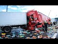 EXTREME DANGEROUS Overload Truck Crash Compilation | Idiots At Work, Idiots In Cars