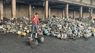 Shocking Silver Extraction from Motor Copper Rotor with H₂SO₄! 🔥 | Metal Recycling Chemistry