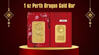 1 oz Perth Dragon Gold Bar | BOLD Precious Metals