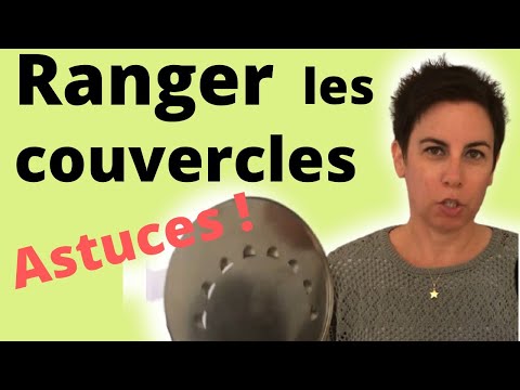 Comment ranger les couvercles de casseroles efficacement ! #astuce cuisine