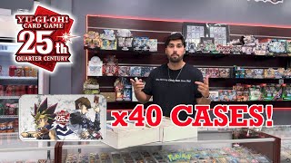 WE OPENED 40 CASES OF 2024 MEGA TINS!! #yugioh #konami