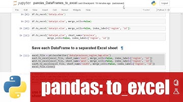 สอน Python สำหรับ Data science: การ save หลาย ๆ pandas DataFrame ให้เป็นไฟล์ Excel