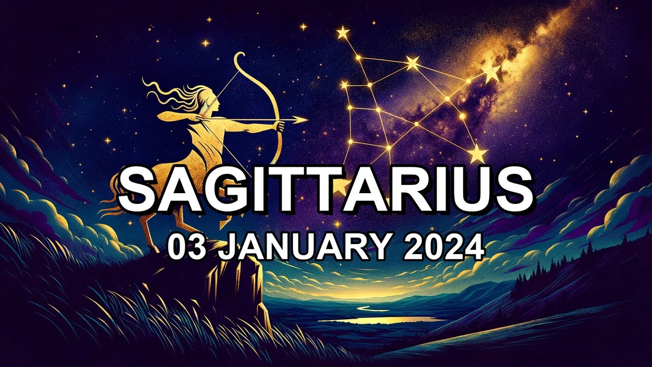2024/01/03 ♐︎ SAGITTARIUS Horoscope Today (Daily Astrology Podcast) 