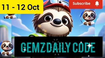 Gemz Daily Code 11 October | 11 Oct Gemz Daily Code | Gemz Daily Cipher Code | Today