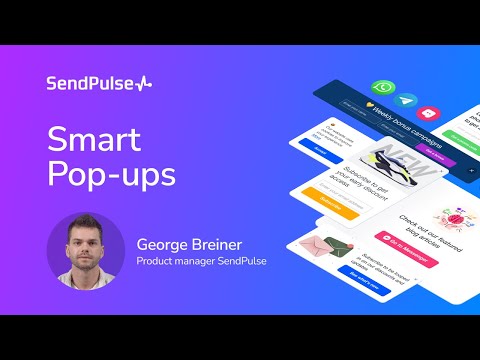 Smart Pop-ups from SendPulse