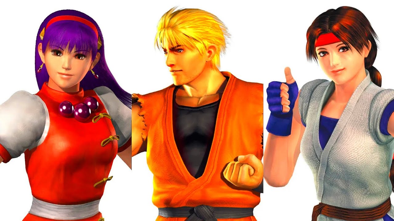 KOF Maximum Impact - Don't Break the Stained Glass (Ancient Ruins Stage)