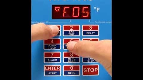 Bartlett RTC1000 | Cone-Fire Programming