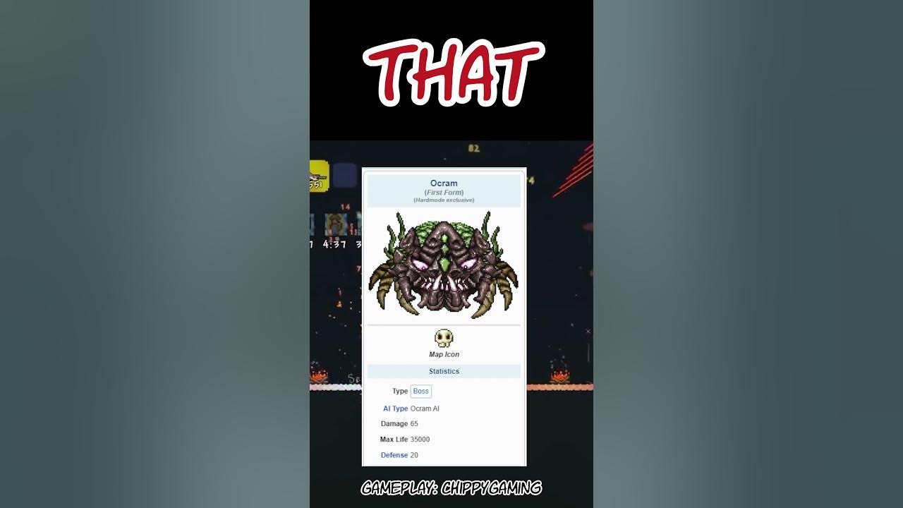 Did you know about the deleted boss Ocram... | Terraria Fact #5
