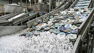 Full How Waste CDs & DVDs Are Recycled into New Plastic | Amazing Factory Process Guide