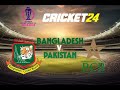 Bangladesh vs Pakistan – 5th Match | ICC World Cup 2023 | Cricket 24 Gameplay Live