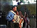 Santiago Jimenez, Jr, at the San Antonio Conjunto Festival w/ Mark Rubin on upright bass.