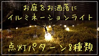 【イルミネーションライト】ソーラー式のLEDイルミネーションライトの紹介